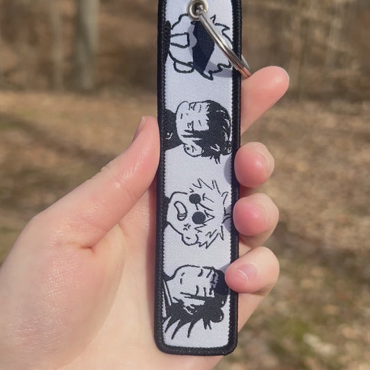 Cursed Cuties Embroidered Keychain