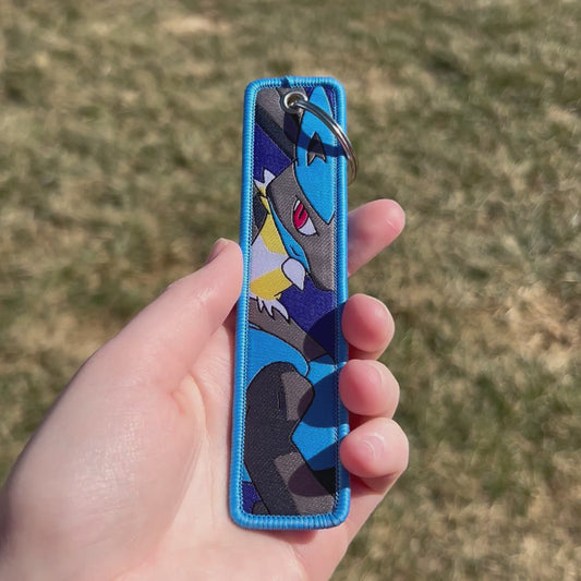 Aura Guardian Embroidered Keychain