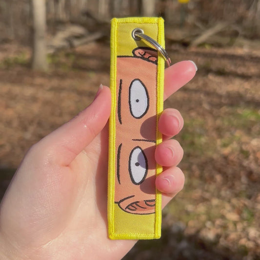 One Hit Hero Embroidered Keychain