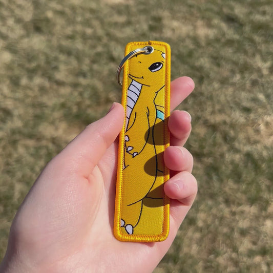 Sky Traveler Embroidered Keychain