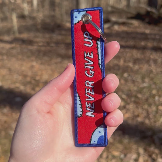 Fearless Pirate Embroidered Keychain
