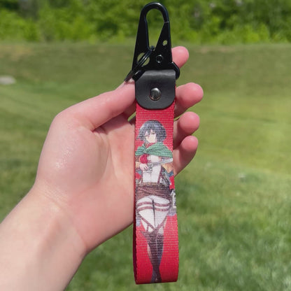 Courageous Warrior Keychain Strap