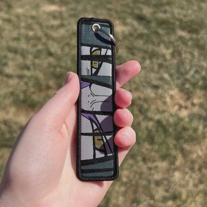 Cunning Snake Master Embroidered Keychain