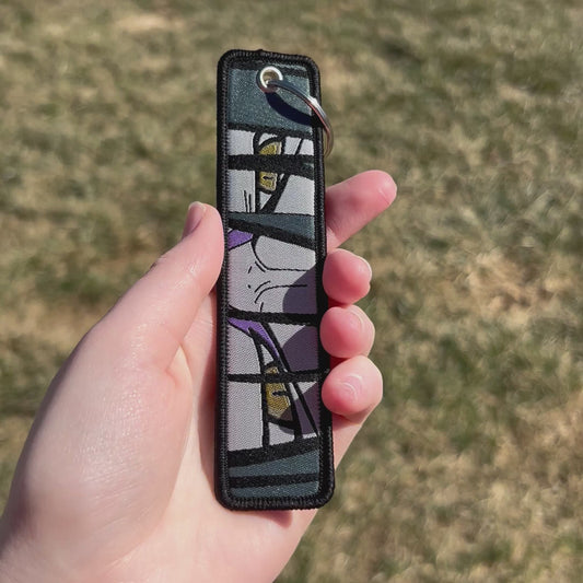 Cunning Snake Master Embroidered Keychain