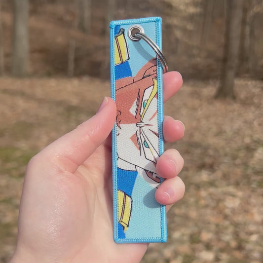 Transformed Prince Embroidered Keychain