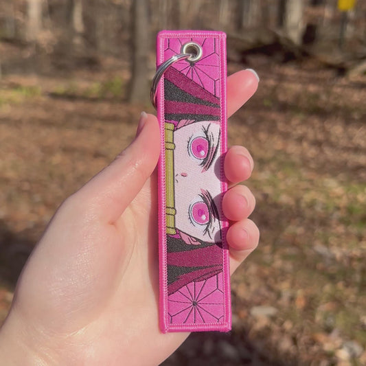 Gentle Fury Embroidered Keychain