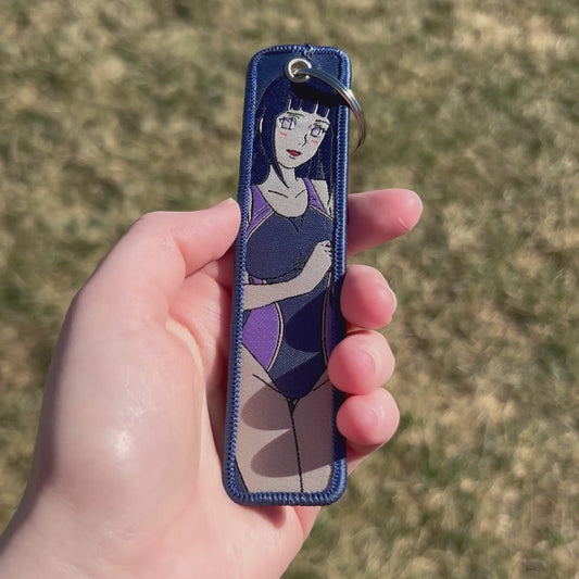 Gentle Ninja Embroidered Keychain