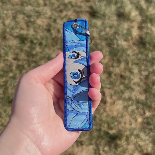 Water Goddess Embroidered Keychain