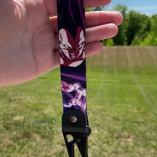 Purple Aura Warrior Keychain Strap