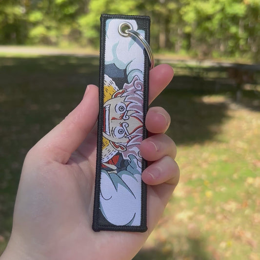 Energetic Adventurer Embroidered Keychain