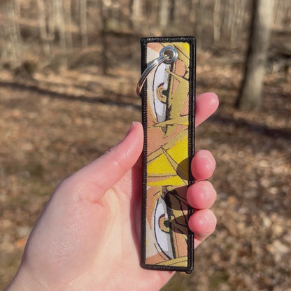 Vengeful Viking Embroidered Keychain