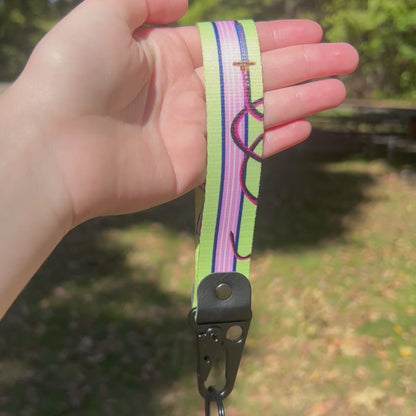 Cheerful Fighter Keychain Strap
