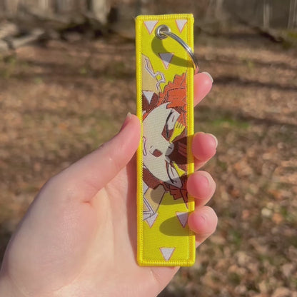 Electric Bloom Embroidered Keychain Bundle