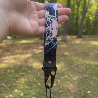 Quiet but Deadly Fighter Keychain Strap