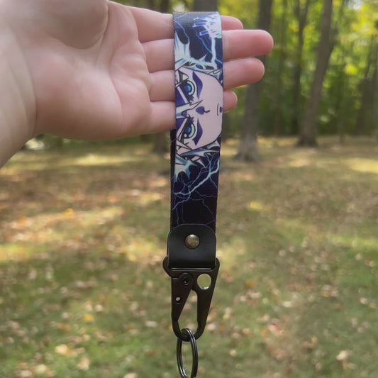 Quiet but Deadly Fighter Keychain Strap