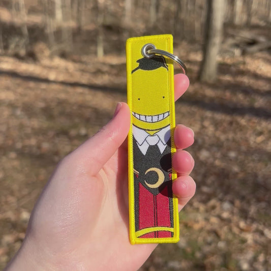 Mischievous Mentor Embroidered Keychain