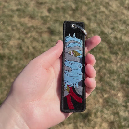 Chaotic Leader Embroidered Keychain
