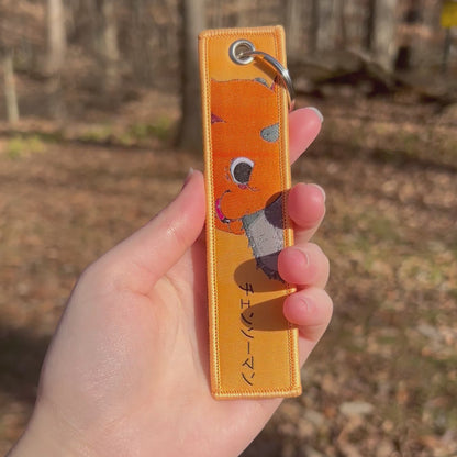 Devil’s Best Friend Embroidered Keychain