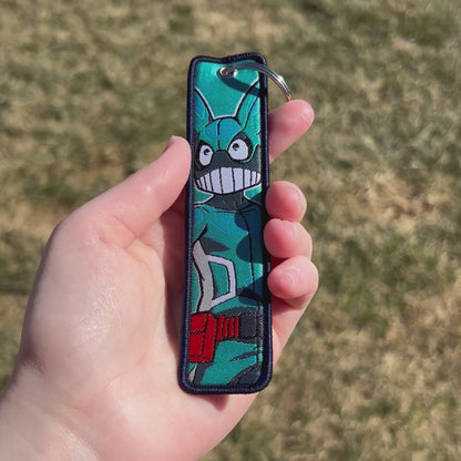 Aspiring Hero Embroidered Keychain
