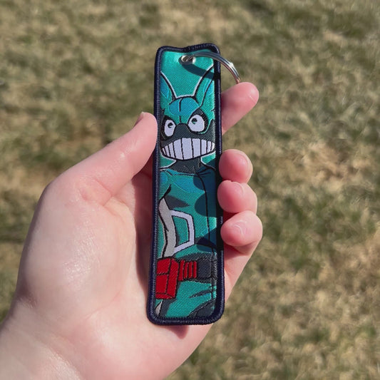 Aspiring Hero Embroidered Keychain