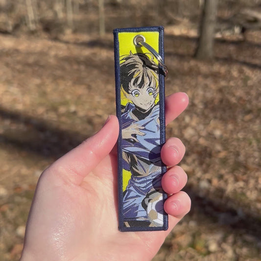 Golden Stray Embroidered Keychain