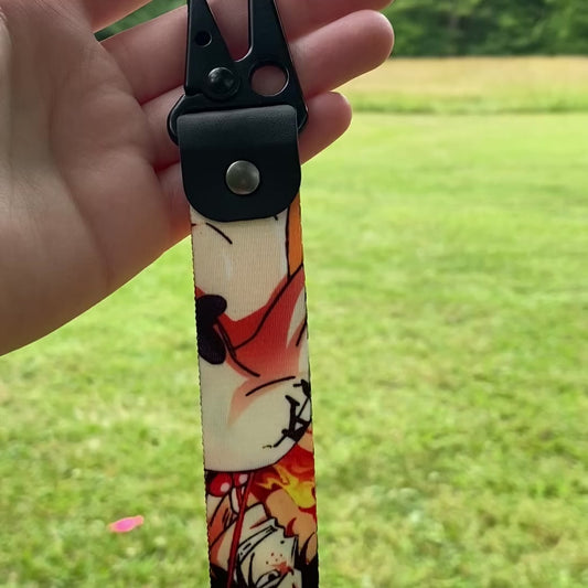 Flame of Freedom Keychain Strap