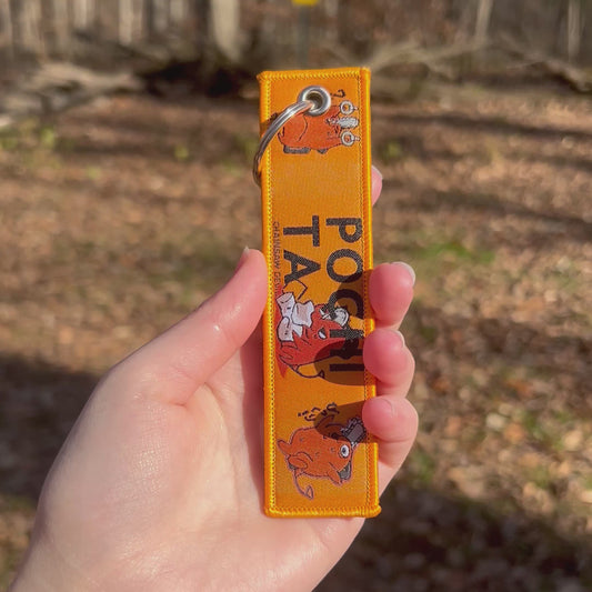 Little Hero Embroidered Keychain