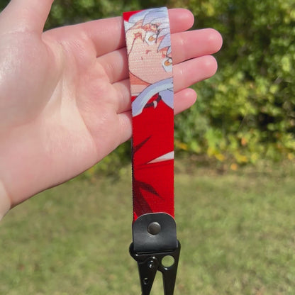 Crimson Robe Fighter Keychain Strap