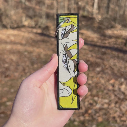 Vampiric Overlord Embroidered Keychain