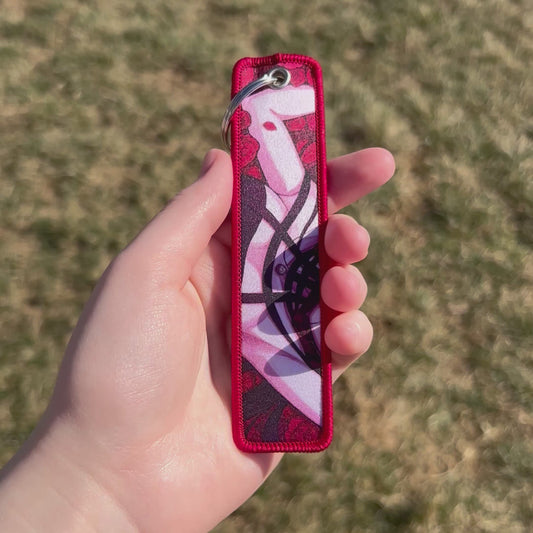 Deadly Beauty Keychain