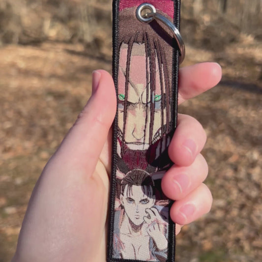 Fallen Hero Embroidered Keychain