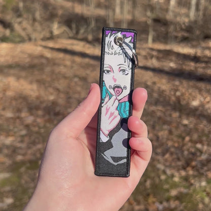 Cursed Speech Sorcerer Embroidered Keychain