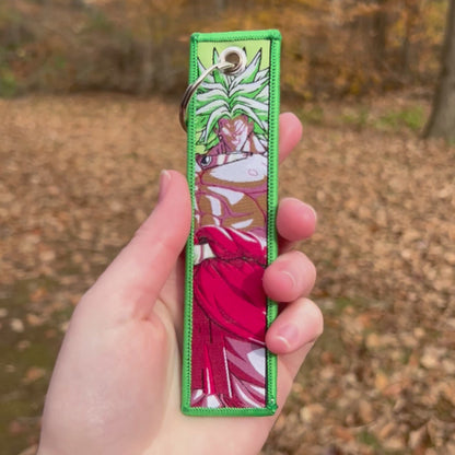 Raging Fighter Embroidered Keychain