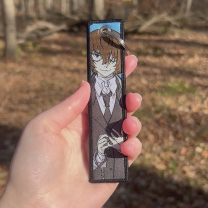 Bandaged Detective Embroidered Keychain