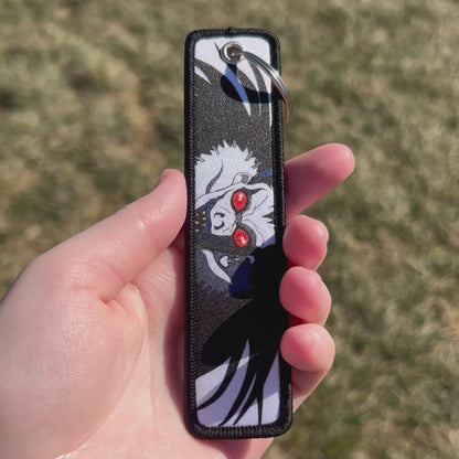 Creepy Apple Demon Keychain