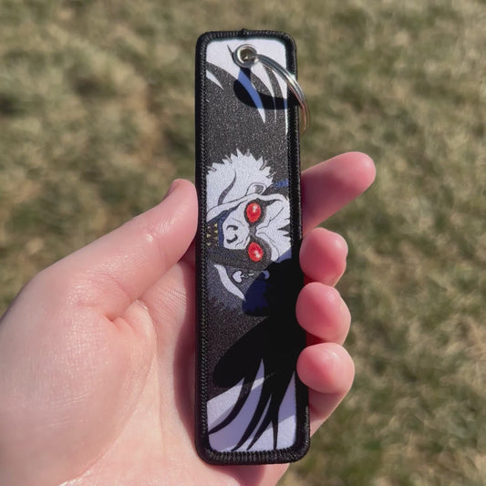 Creepy Apple Demon Keychain