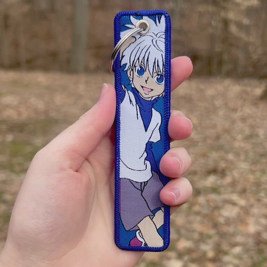 Electric Hunter Embroidered Keychain