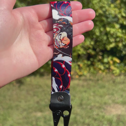 Rubber Warrior Keychain Strap