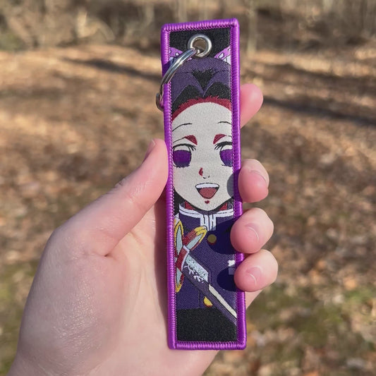 Butterfly’s Bite Embroidered Keychain