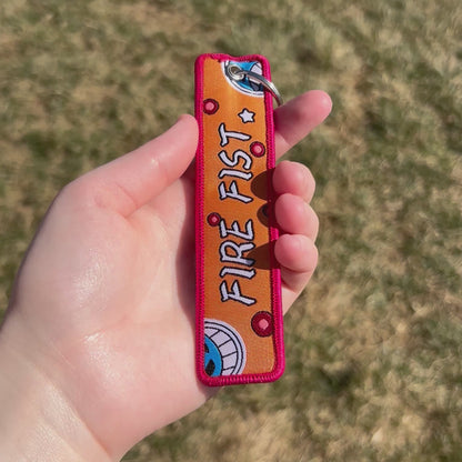 Crimson Tide Embroidered Keychain