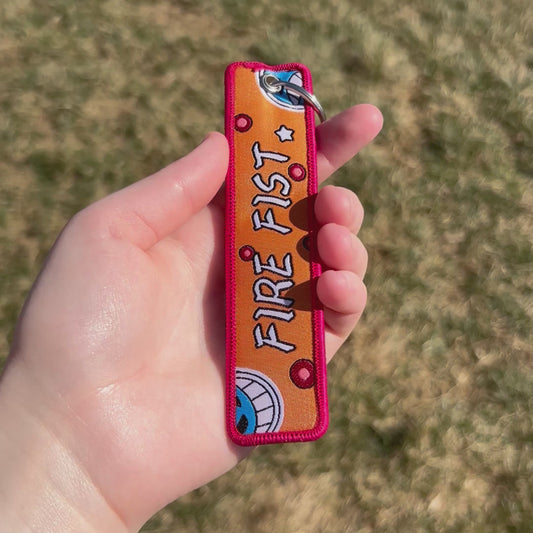 Crimson Tide Embroidered Keychain