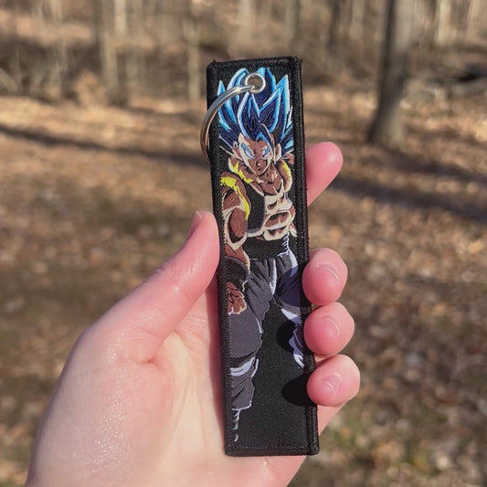 Fusion Form Warrior Embroidered Keychain