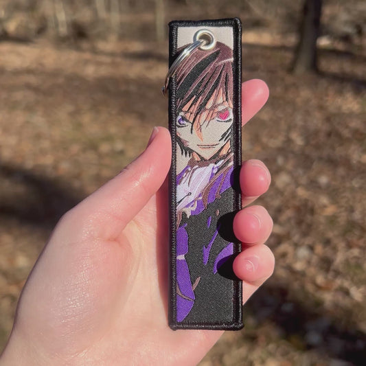 Dark Emperor Embroidered Keychain
