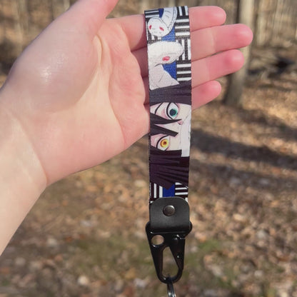 Serpent Swordsman Keychain Strap