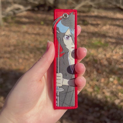 Ice Warrior Embroidered Keychain