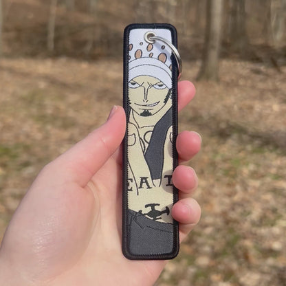 Stoic Captain Embroidered Keychain