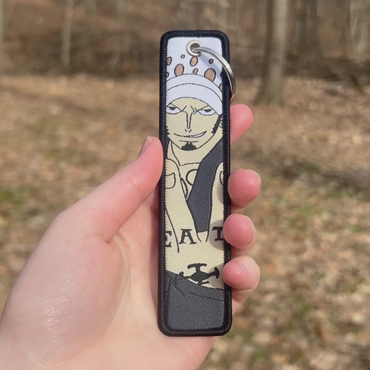 Stoic Captain Embroidered Keychain