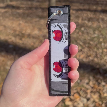 High-Stakes Queen Embroidered Keychain