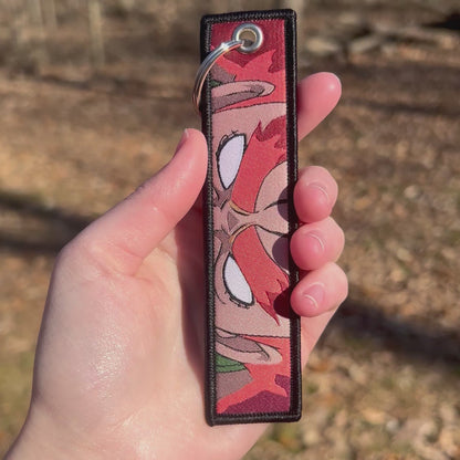 Dynamic Mentor Embroidered Keychain