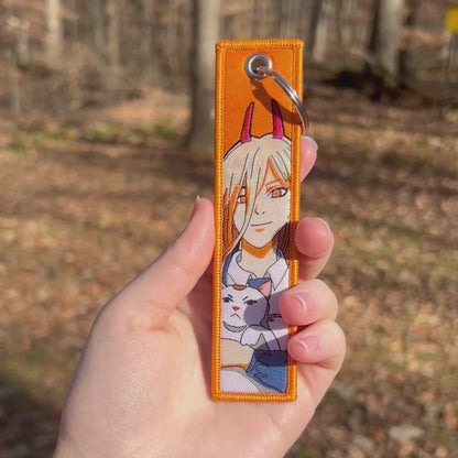 Queen of Blood Embroidered Keychain